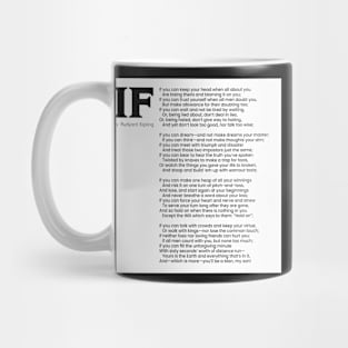 RUDYARD KIPLING - IF | Poster And Other Formats Mug